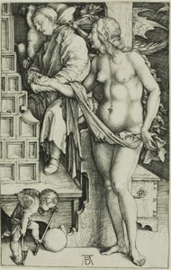 怠け者の誘惑 (医者の夢) 作： Albrecht Dürer