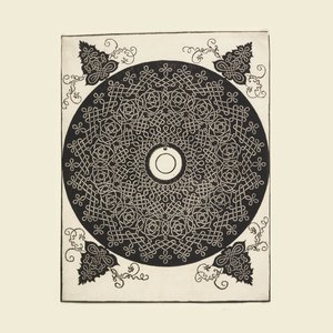 サードノット（白いメダリオンとのインターレースパターン） 作： Albrecht Dürer