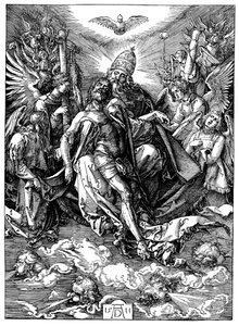 トリニティグレースの玉座、1511 作： Albrecht Dürer