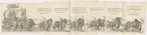 マクシミリアン1世の凱旋戦車 大凱旋車、1523年 ラテン語版 作： Albrecht Dürer