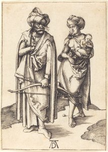 トルコの家族 作： Albrecht Dürer