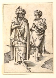 トルコの家族 作： Albrecht Dürer