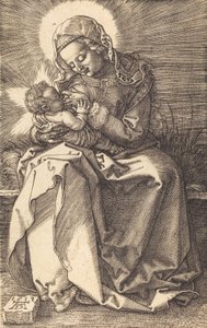 子供を看護する聖母、1519年。 作： Albrecht Dürer