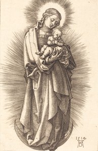 王冠のある三日月上の聖母子、1514年。