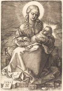 くるみの子を抱く聖母 作： Albrecht Dürer