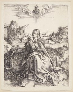 とんぼを持つ聖母 作： Albrecht Dürer