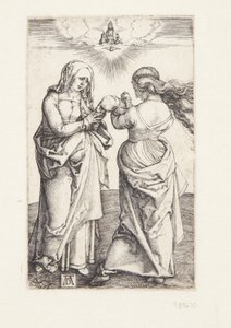 幼子キリストと聖アンナを抱く聖母 作： Albrecht Dürer