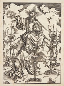 七本の燭台のビジョン 作： Albrecht Dürer