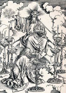 7つのローソク足のビジョン、1498年1906年。 作： Albrecht Dürer