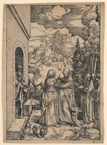 「聖母の生涯」より「訪問」 作： Albrecht Dürer