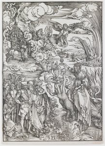 シリーズ「アポカリプス」よりバビロンの娼婦 作： Albrecht Dürer