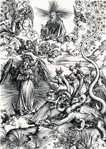 太陽と七頭竜をまとった女1498 1906 作： Albrecht Dürer