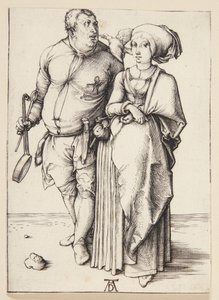 料理人とその妻 作： Albrecht Dürer