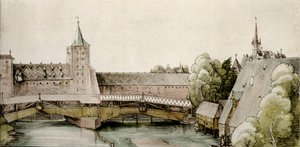 ニュルンベルクのハラートールの乾ドック 作： Albrecht Dürer