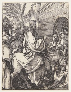 エルサレムへの入場 作： Albrecht Dürer