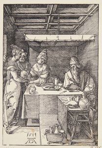 洗礼者聖ヨハネの首がヘロデヤにもたらされた 作： Albrecht Dürer