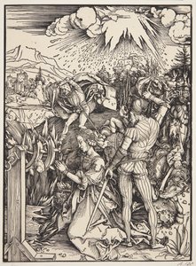 聖カタリナの殉教 作： Albrecht Dürer