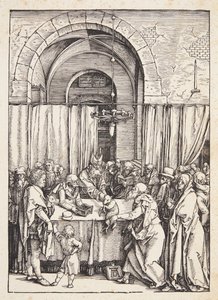 ヨアヒムの捧げ物の拒否 作： Albrecht Dürer