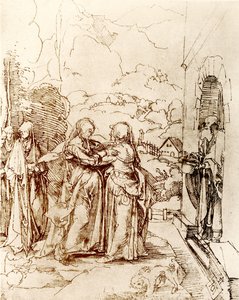 メアリーの面会 作： Albrecht Dürer