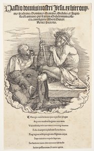 タイトル ページ: キリストのあざけり 作： Albrecht Dürer