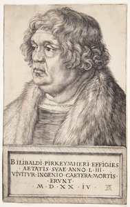 ウィリバルド・ピルクハイマー 作： Albrecht Dürer