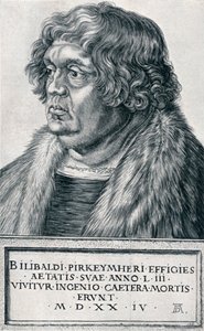 Willibald Pirckheimer、1524 1906 作： Albrecht Dürer