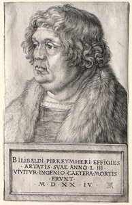 ウィリバルド・ピルクハイマー 作： Albrecht Dürer
