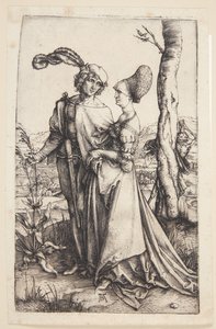 死に脅かされた若いカップル 作： Albrecht Dürer