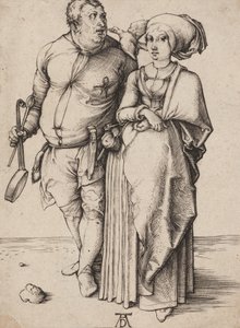 料理人とその妻」1496年頃（版画 作： Albrecht Dürer