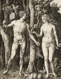アダムとイブ 作： Albrecht Dürer