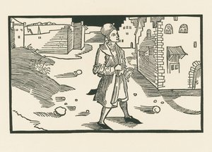 アンティフォ、1492-93年頃（木版画） 作： アルブレヒト・デューラーまたはデューラー