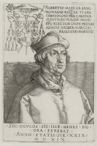 ブランデンブルクのアルブレヒト枢機卿 作： Albrecht Dürer