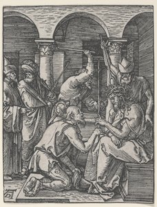 とげで戴冠したキリスト、1510年頃（木版画） 作： Albrecht Dürer
