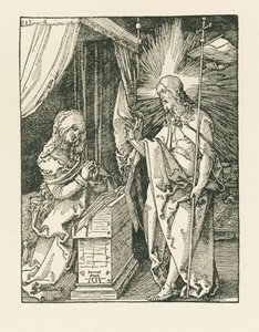 母に現れるキリスト 1510年頃 （木版画）