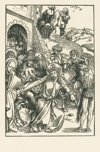 十字架を背負うキリスト 1500年頃（木版画） 作： アルブレヒト・デューラーまたはデューラー