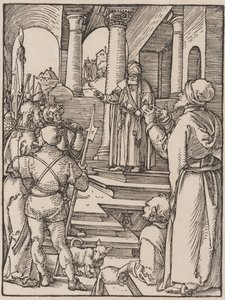 アンナスの前のキリスト 作： Albrecht Dürer