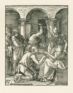 茨の冠を戴かれるキリスト 1509年頃 （木版画） 作： アルブレヒト・デューラーまたはデューラー