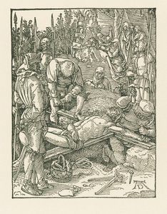 十字架に磔にされるキリスト 1509年頃（木版画） 作： アルブレヒト・デューラーまたはデューラー