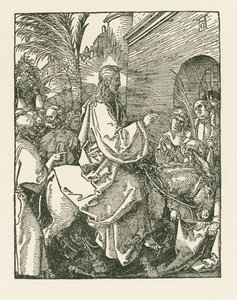 キリストのエルサレム入城 1508-09年頃（木版画） 作： アルブレヒト・デューラーまたはデューラー