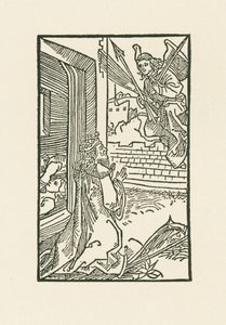 祈るダヴィデ。Diurnale s m chorum ecclesie Basilienの挿絵。バーゼル、ヨハン・バーグマン印刷 作： アルブレヒト・デューラーまたはデューラー