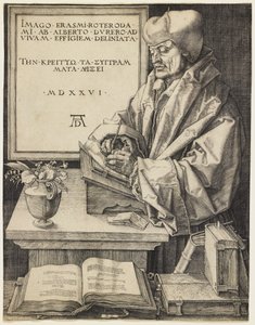 エラスムス・オブ・ロッテルダム 作： Albrecht Dürer