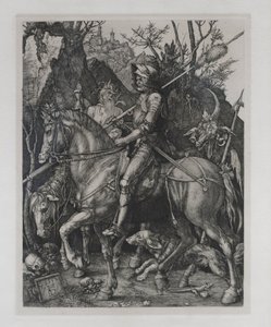 騎士、死、そして悪魔 作： Albrecht Dürer or Duerer
