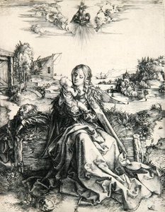 トンボを持つマドンナ（彫刻） 作： Albrecht Dürer