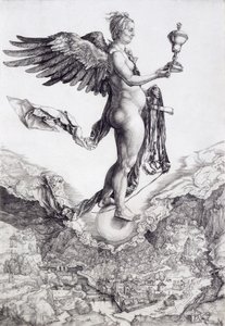 ネメシス（大いなる幸運）（彫刻）（73790も参照 作： Albrecht Dürer