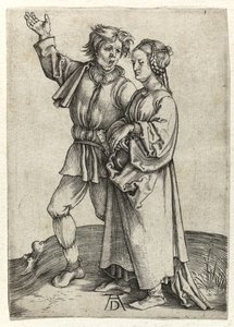 農民のペア、1497年頃 作： Albrecht Dürer