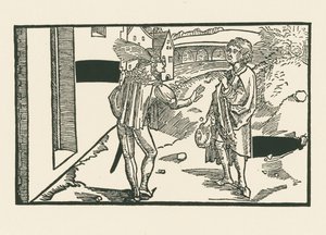 フェードリアとパルメーノ、1492-93年頃（木版画） 作： アルブレヒト・デューラーまたはデューラー