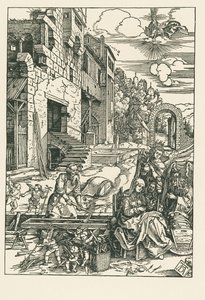 エジプトへの逃避の休息》1502年頃（木版画） 作： アルブレヒト・デューラーまたはデューラー