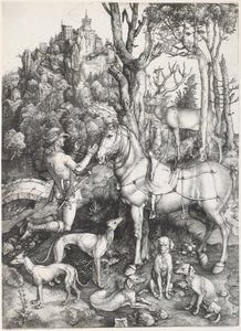 セント・ユースタス 1500年頃～1501年頃（エングレービング 作： Albrecht Dürer