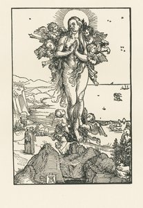 恍惚のマグダラの聖マリア 1504-05年頃（木版画） 作： アルブレヒト・デューラーまたはデューラー