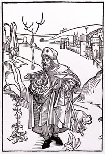 サンティアゴ・デ・コンポステーラ。 1489年（彫刻） 作： Albrecht Dürer
